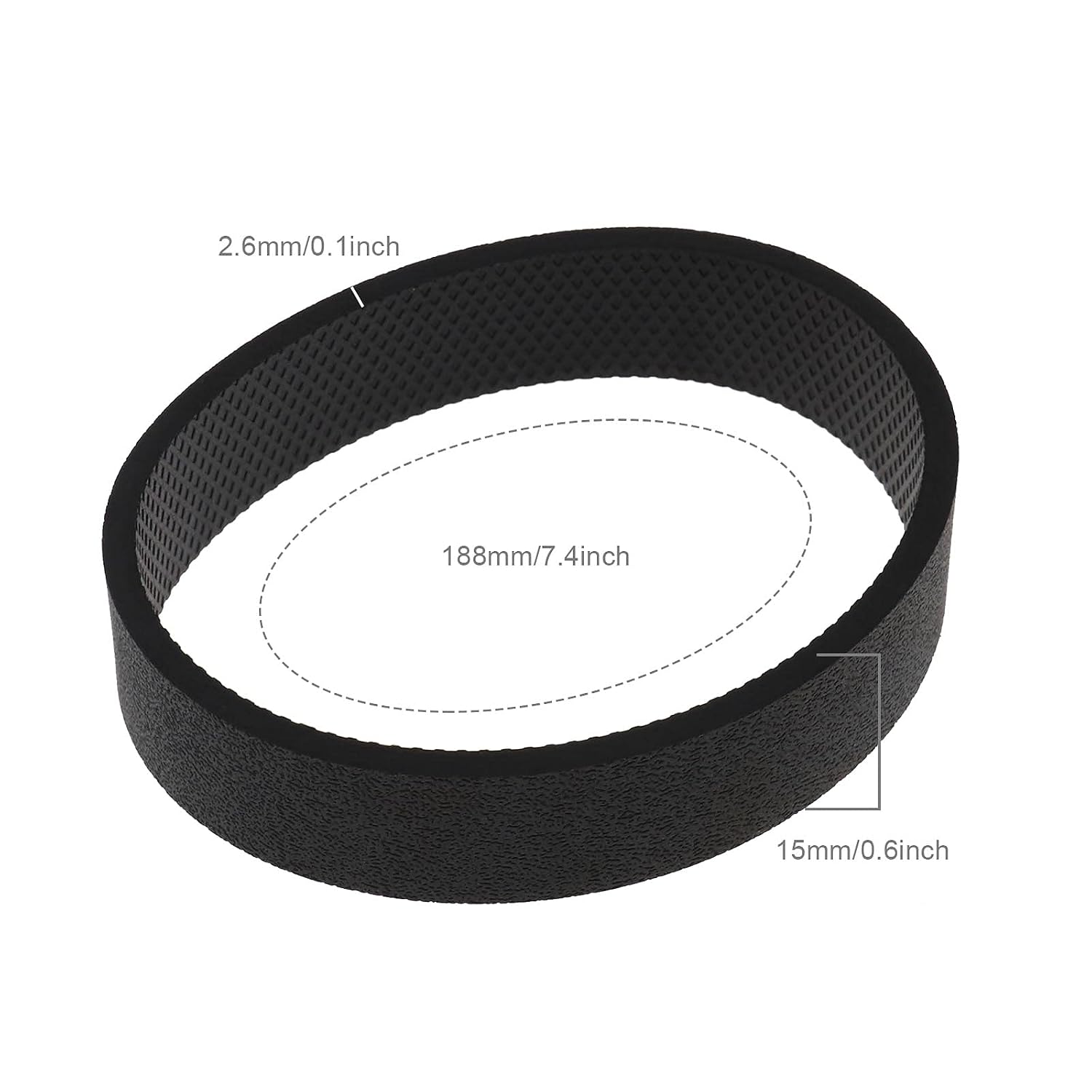 5X Vacuum Cleaner Drive Belt Compatible with Kirby G3 G4 G5 G6 G 2000 G 2001 - Image 4