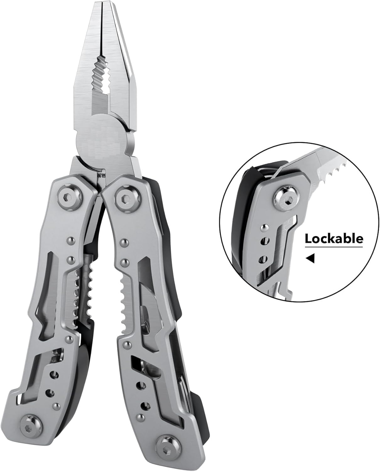 Dime Multi-Tool 14-in-1 with Safety Lock - Multipurpose Knife, Pliers - Image 2