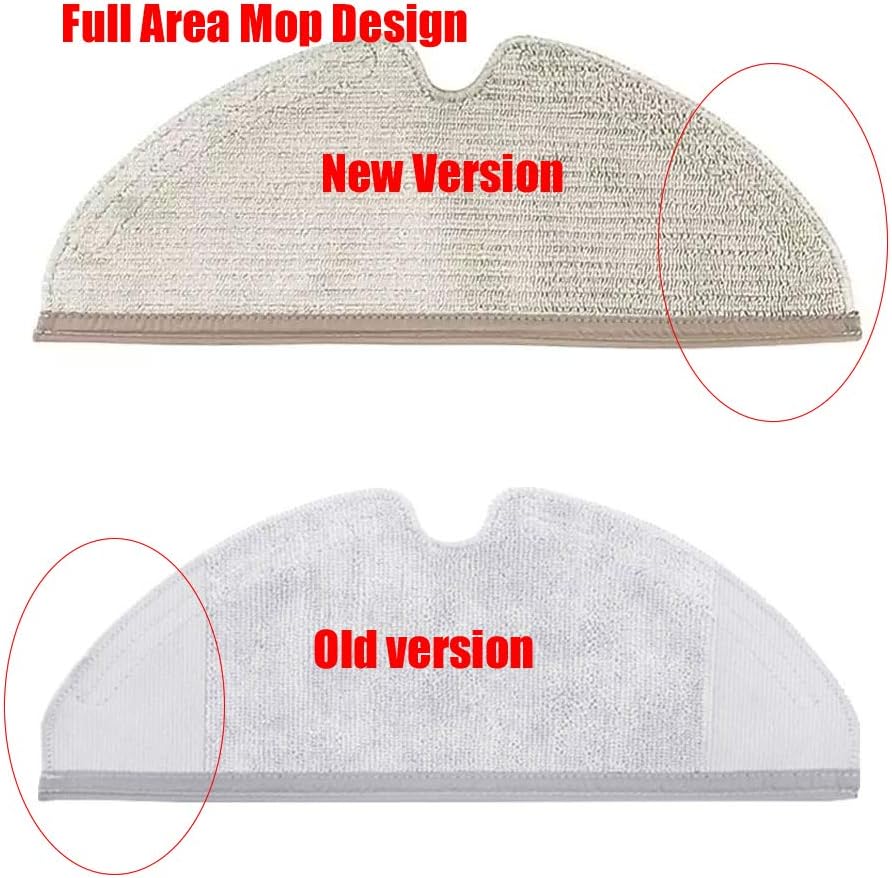 4Pcs Upgrade Full Microfiber Mopping Cloth Pads Compatible with Roborock S6 - Image 3