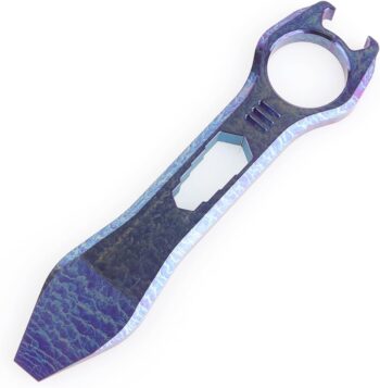 Titanium EDC Pry Bar Multi Tool Bottle Opener Nail Puller Crowbar Wrench