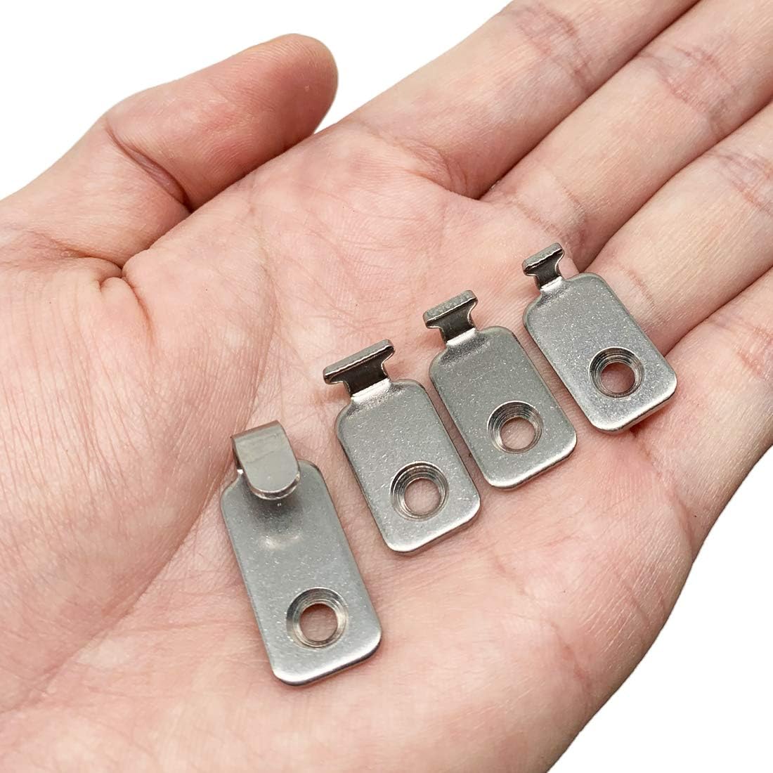 10pcs Heavy Duty Hanger 304 Stainless Steel Wall Mounted Mini J Hook for Mirror - Image 7