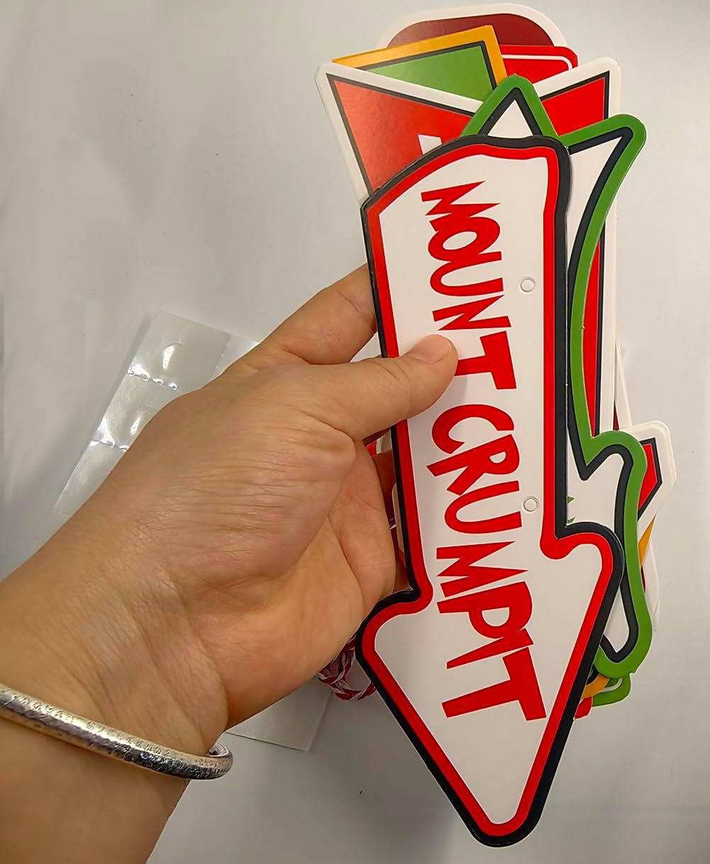 Christmas Tree Decorations, 16Pcs Grinch Christmas Ornament Paper Cards Hanging - Image 5
