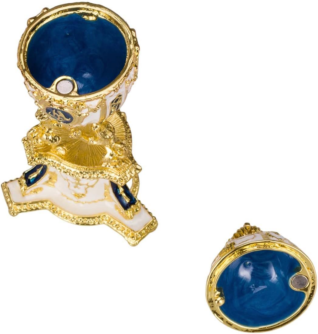 Faberge Style Royal Danish Egg (Danish Jubilee) / Trinket Jewel Box - Image 2