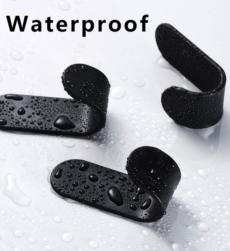 Self Adhesive Wall Hooks, 8 Pieces Heavy Duty Towel Hooks, Wall Hanging Hooks - Image 6
