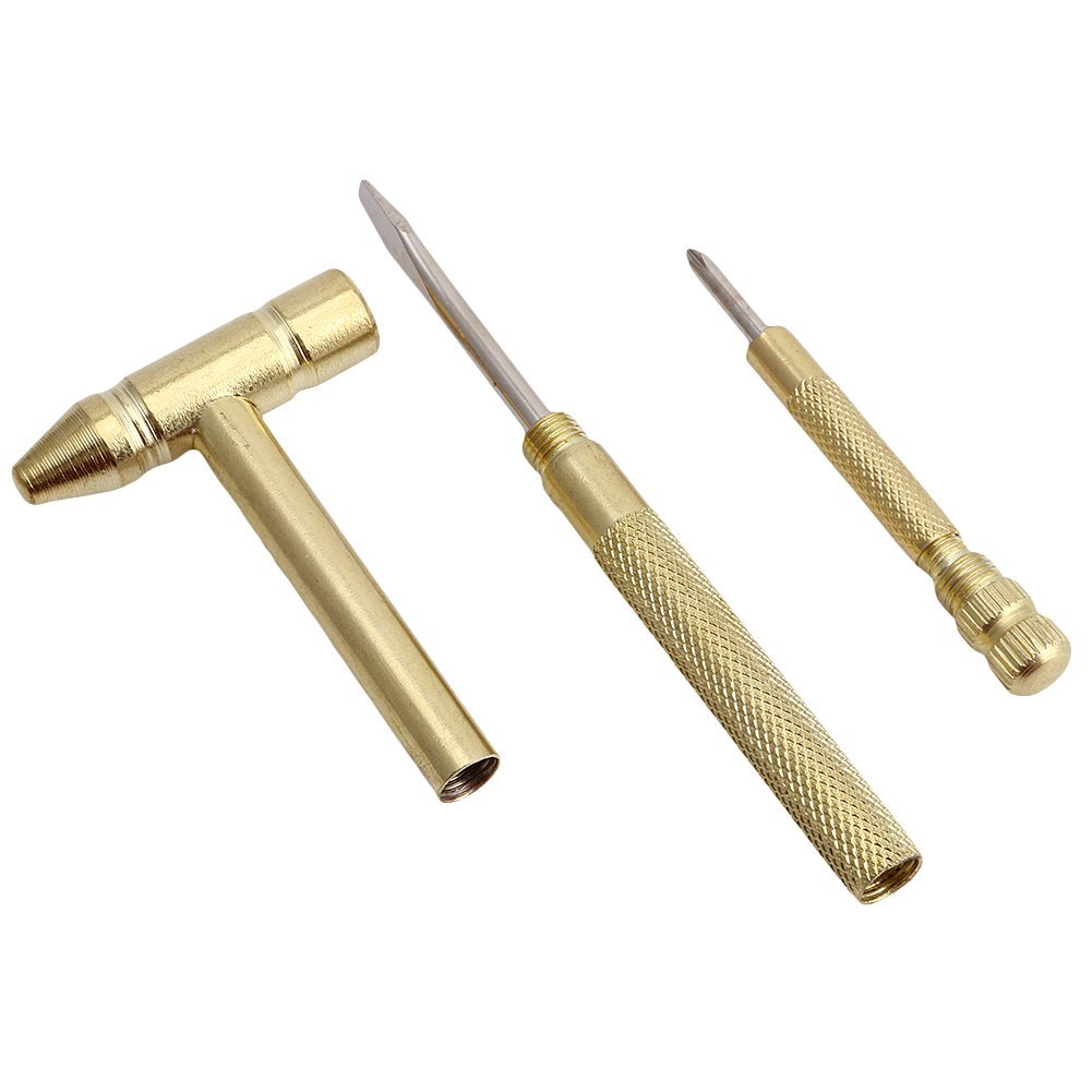 6 in 1 Mini Multifunction Copper Hammer & Screwdriver Hand Tools - Image 7