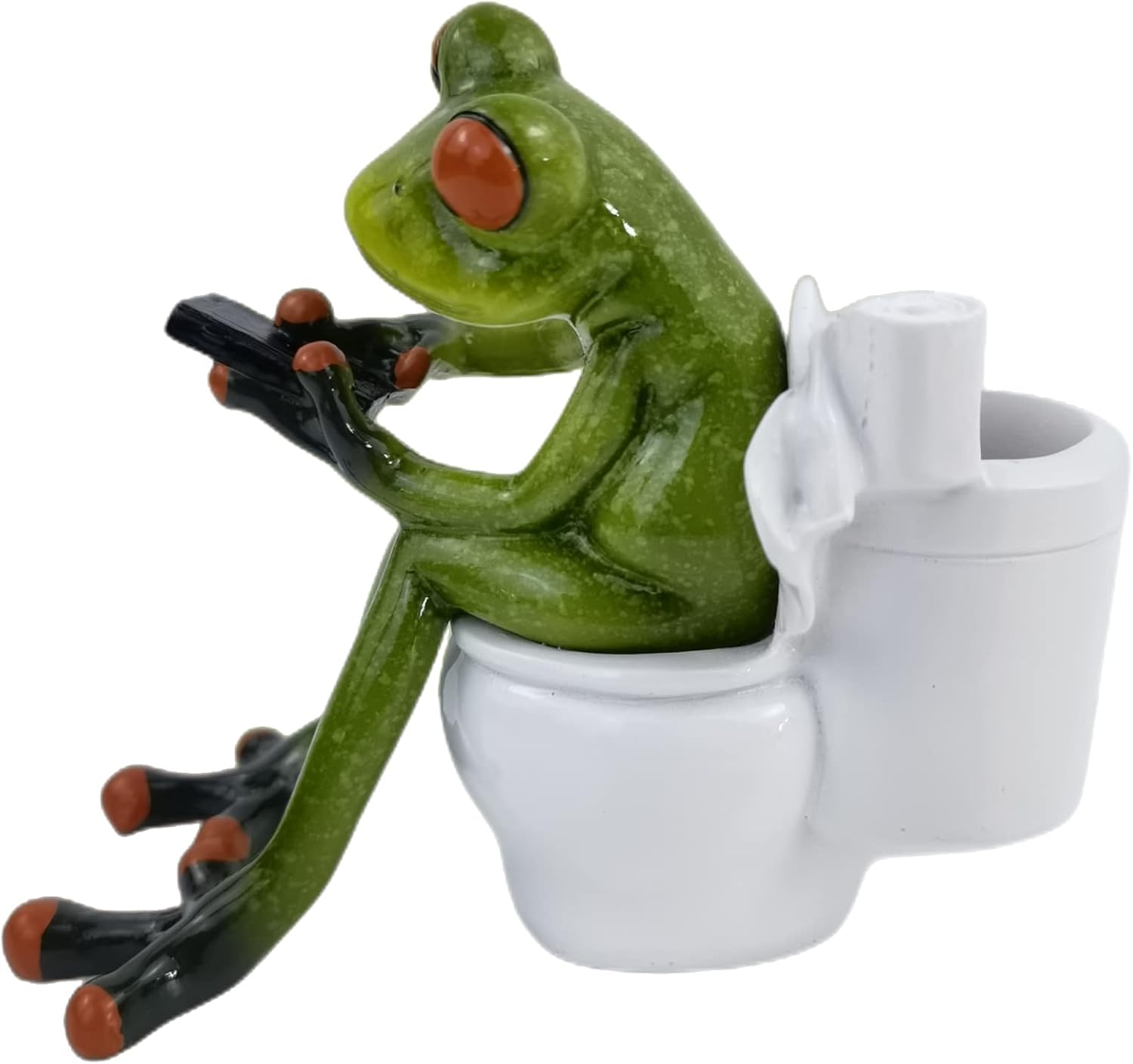 Frog Figurines Decor Funny Creative Craft Resin Frog Sculpture Statue for Home - Image 8