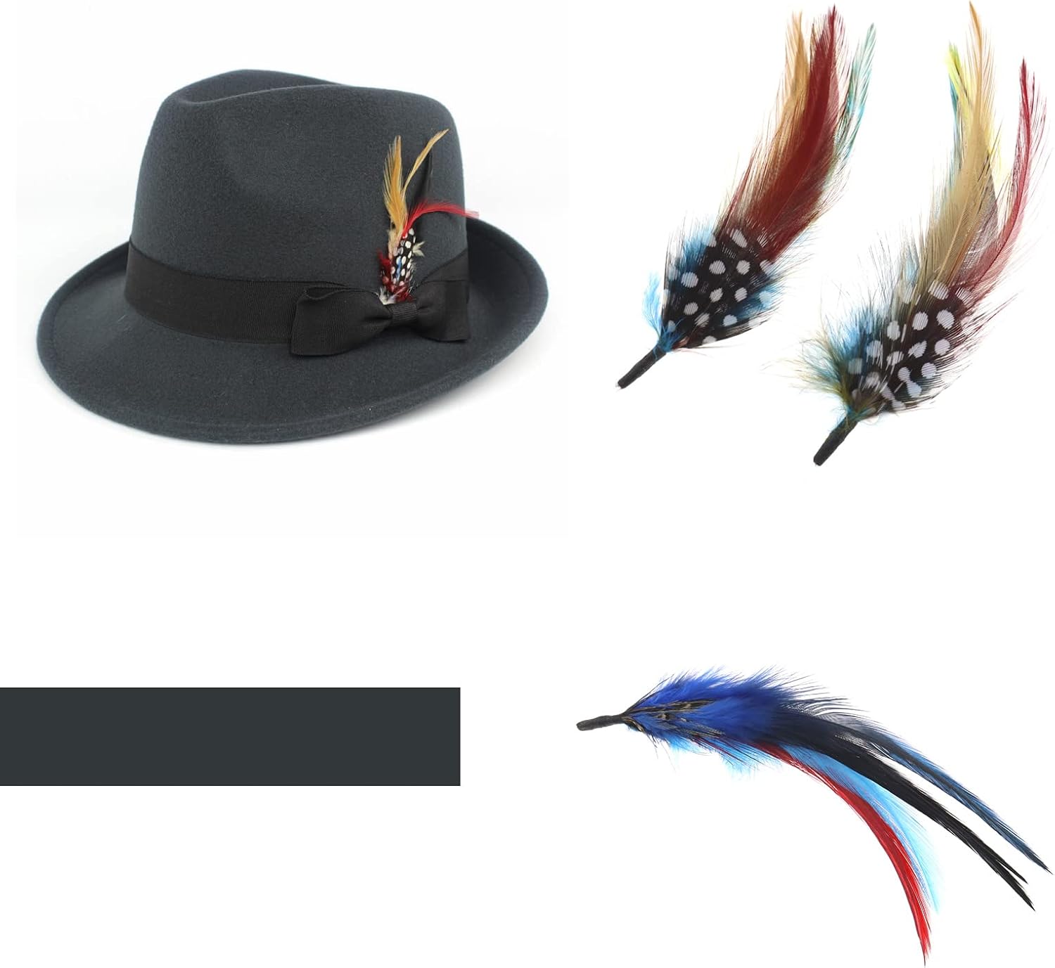 12Pcs Hat Feathers Real Feather Decorative Feather Natural Feather DIY - Image 3