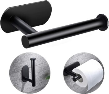 Toilet Paper Holder Self Adhesive - Kitchen Washroom Adhesive Toilet Roll Holder