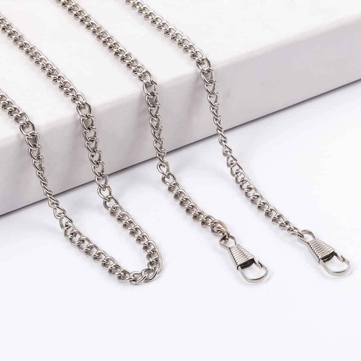 Spring Hooks, 100 PCS Gold & Silver Metal Lanyard Hooks Snap for ID Card, Key - Image 3
