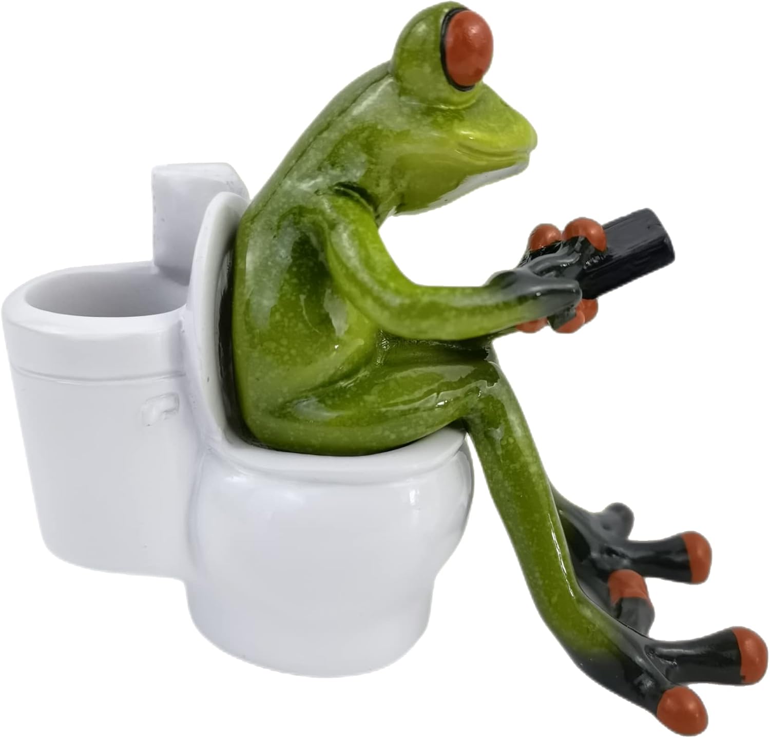Frog Figurines Decor Funny Creative Craft Resin Frog Sculpture Statue for Home - Image 9