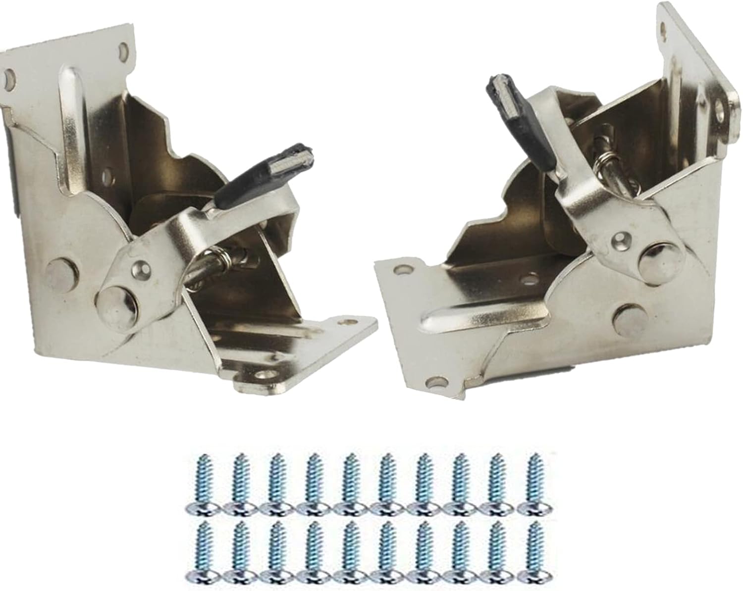2PCS 0-90-180 Degree Table Legs Foldable Bracket with Screws, Self-Locking Hinge