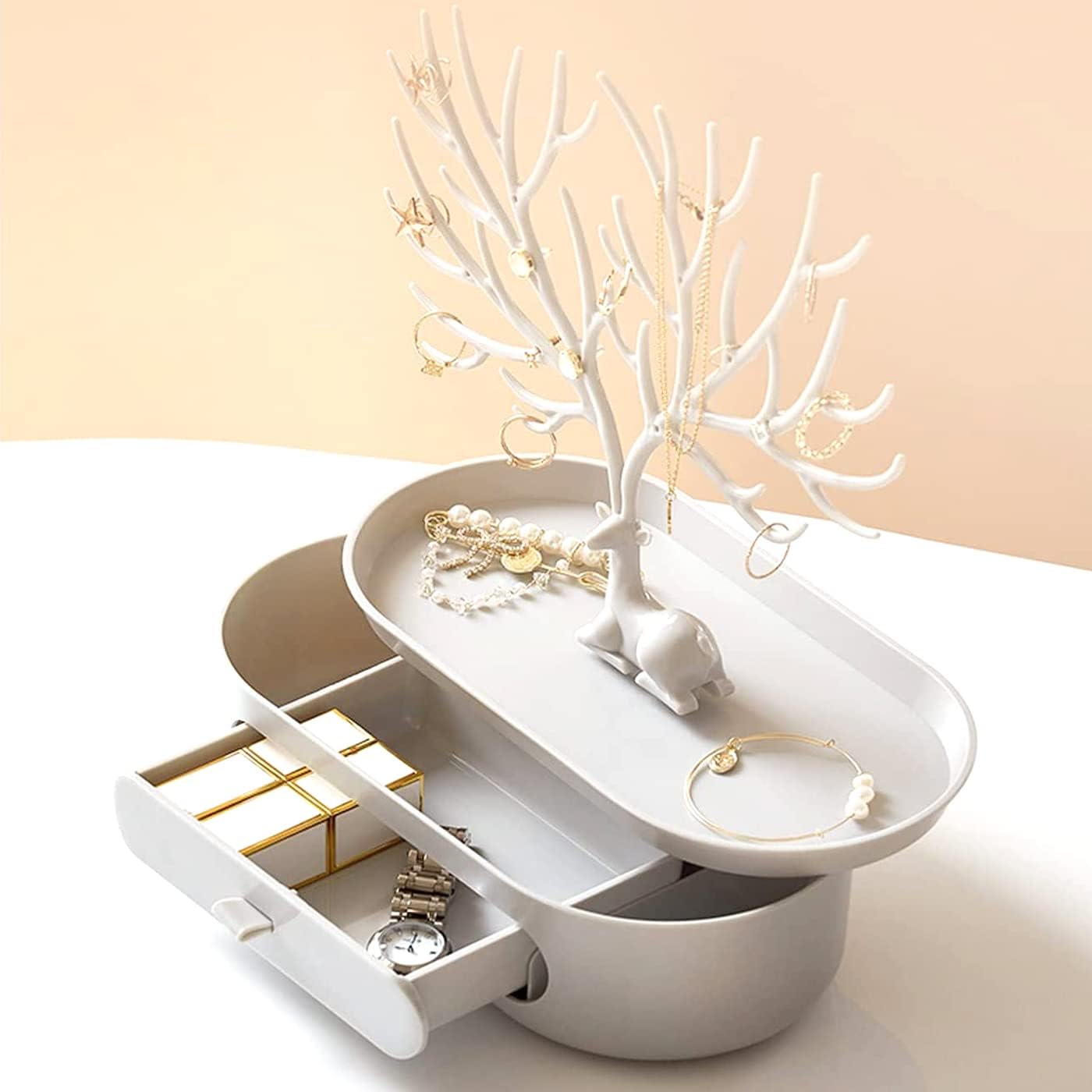 Antler Jewellery Stand, Deer Horn Tree Stand, Necklace Storage Display Rack - Image 2