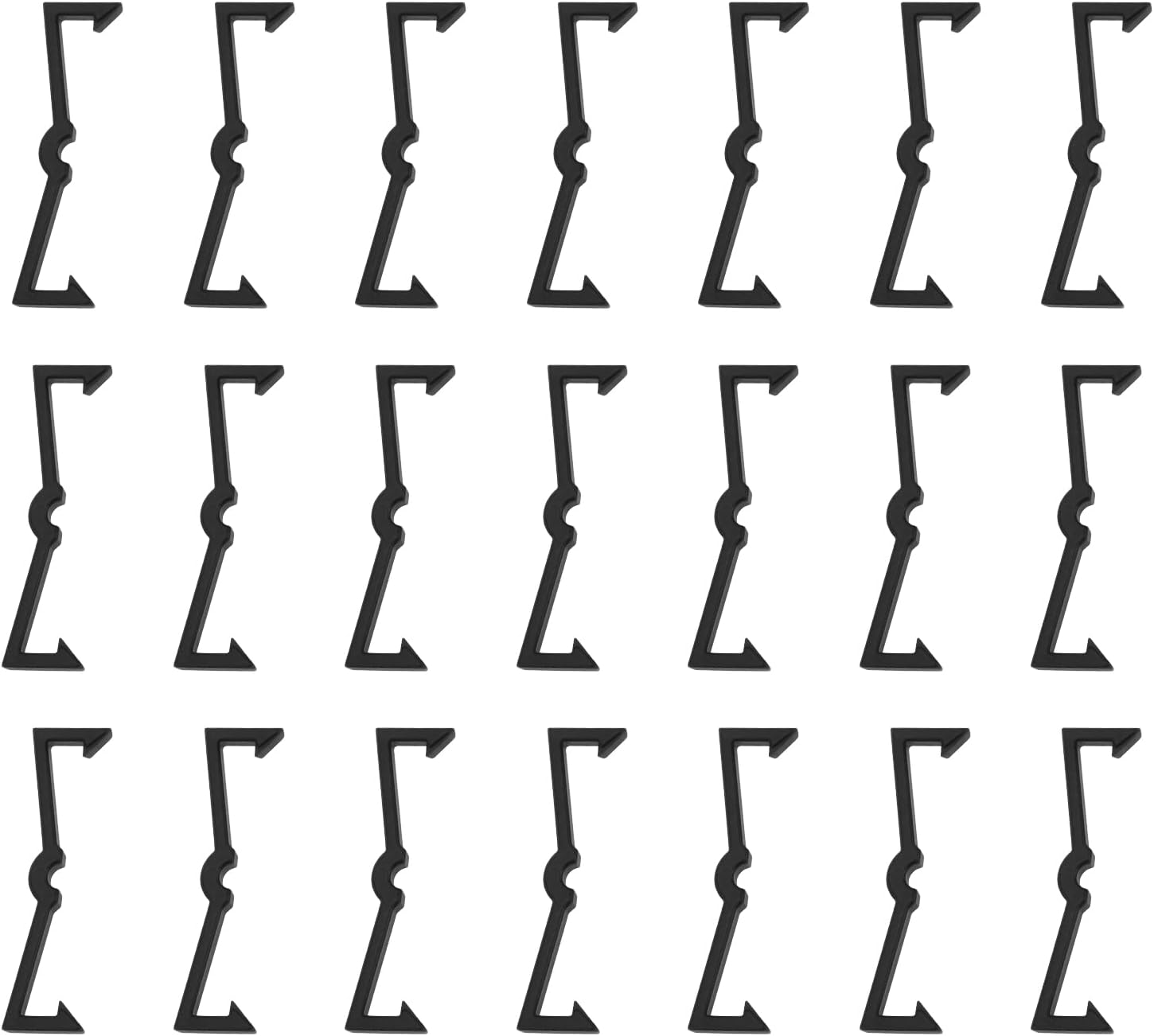 100pcs Hook Fastening Buckle Plastic Pegboard Hook Heavy Duty pegboard