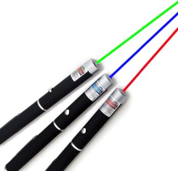 Cat Toy Laser Pointer, 3 PCS Green Red Violet Laser Pointer Cat Toy for Indoor