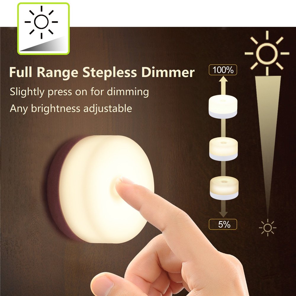 Baby Night Light, Rechargeable Mini Touch Light, Wireless LED Night Lights - Image 3