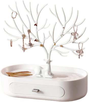 Antler Jewellery Stand, Deer Horn Tree Stand, Necklace Storage Display Rack