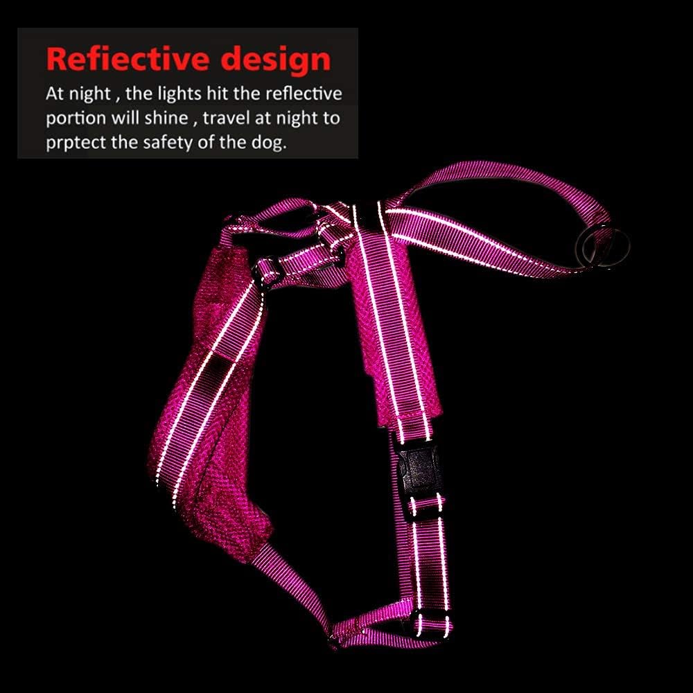 Dog Harness No Pull Pet Adjustable Reflective Breathable Outdoor Vest - Image 5