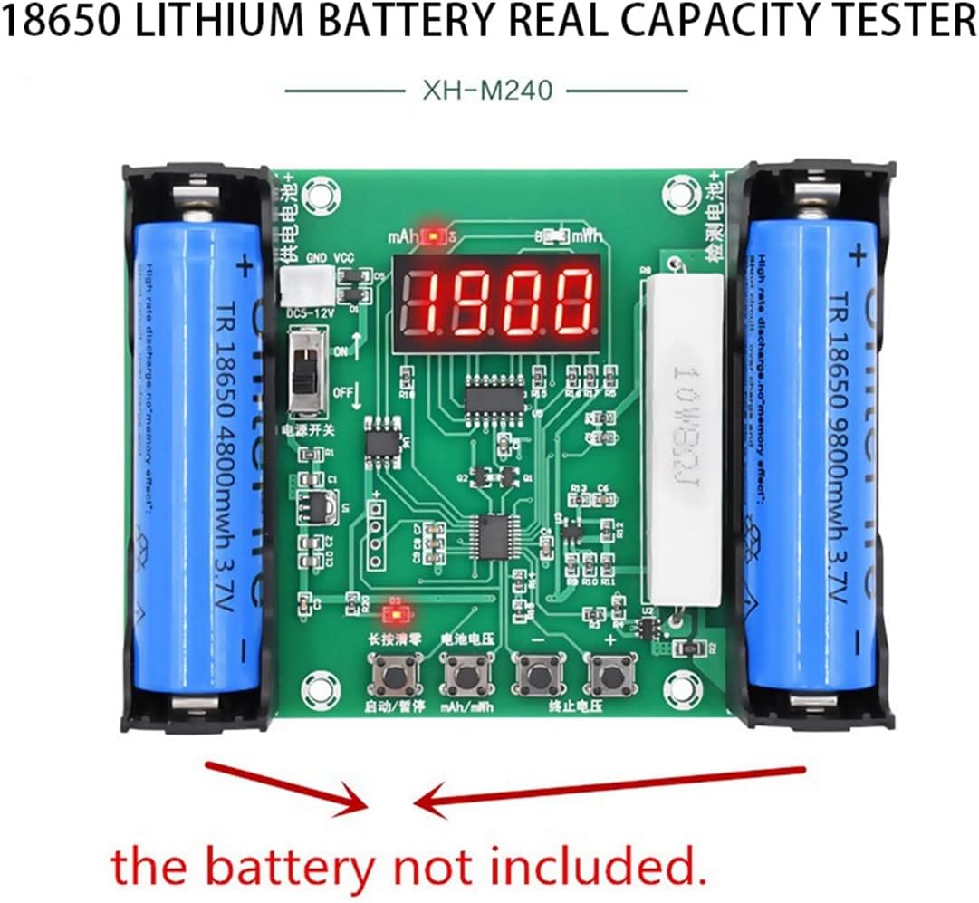 18650 Lithium Battery Capacity Tester Module High Precision XH-M240 True - Image 5
