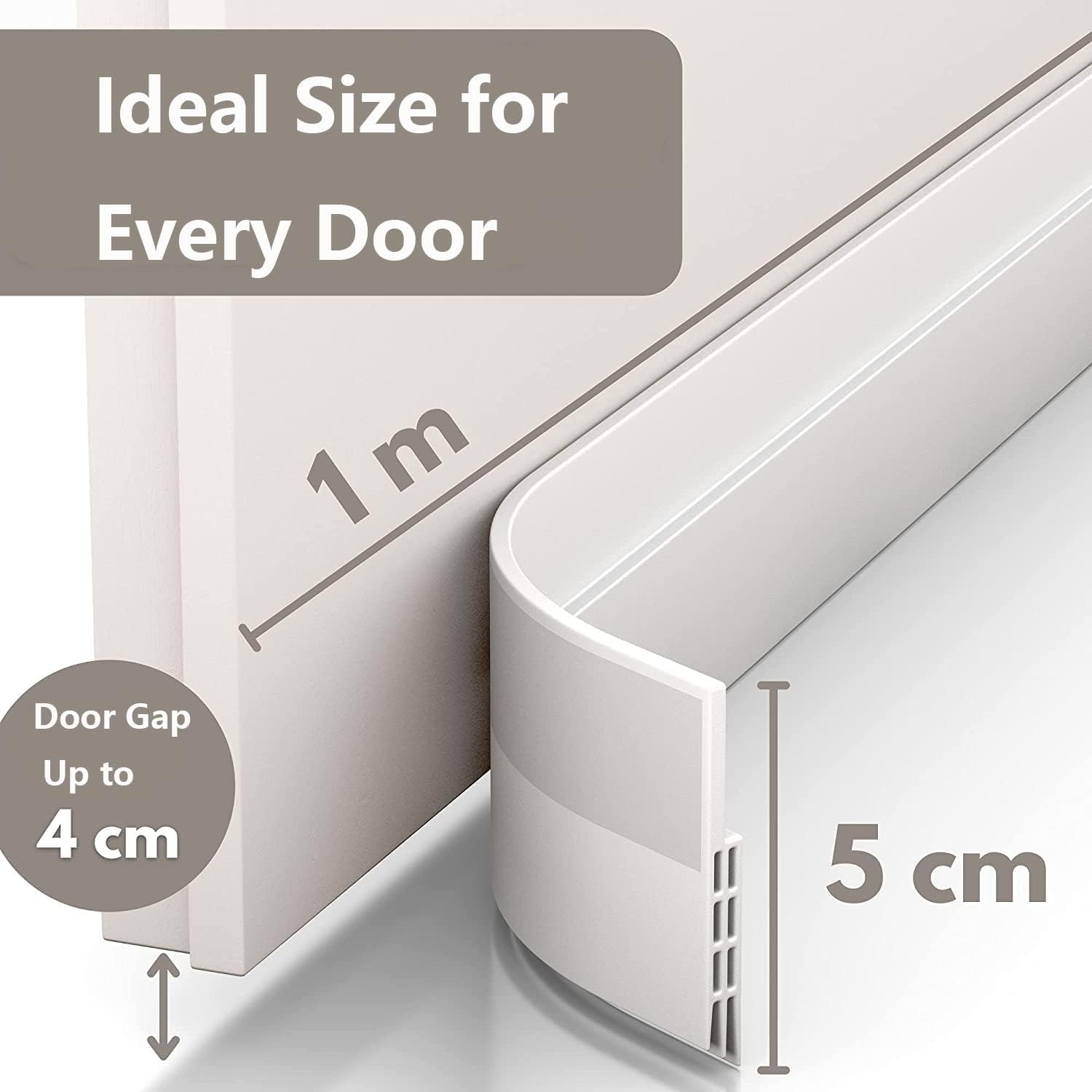 Door Seal Strip, 3 Feets Door Draft Stopper Under Door Seal - Image 3