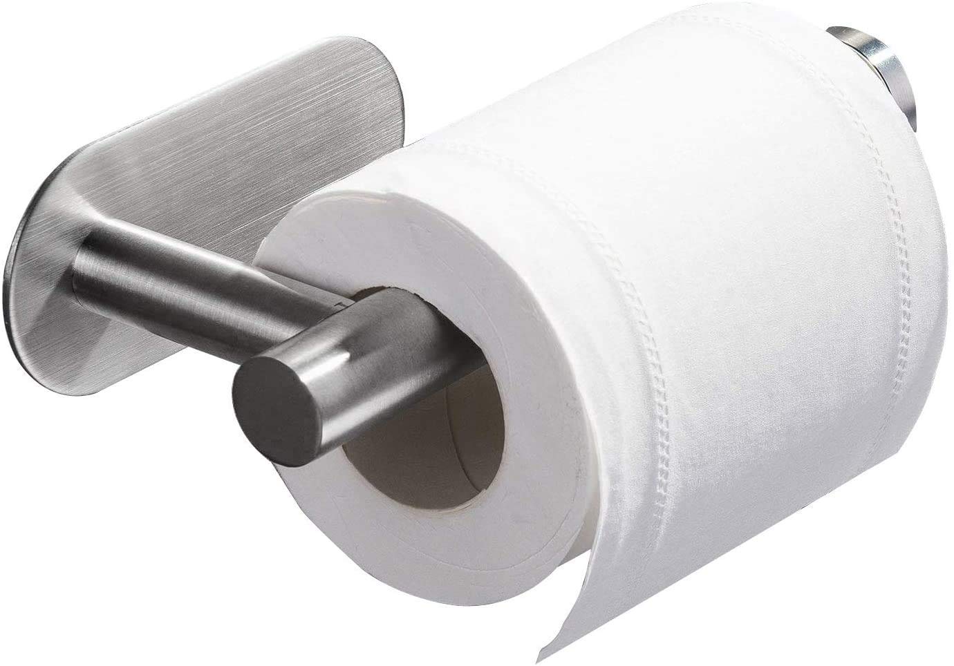 Toilet Paper Holder Self Adhesive, Kitchen Washroom Adhesive Toilet Tissue Roll