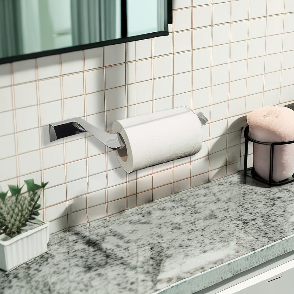 Toilet Roll Holder Wall Mounted- Toilet Paper Roll Holder-Artistic Curved Line - Image 4