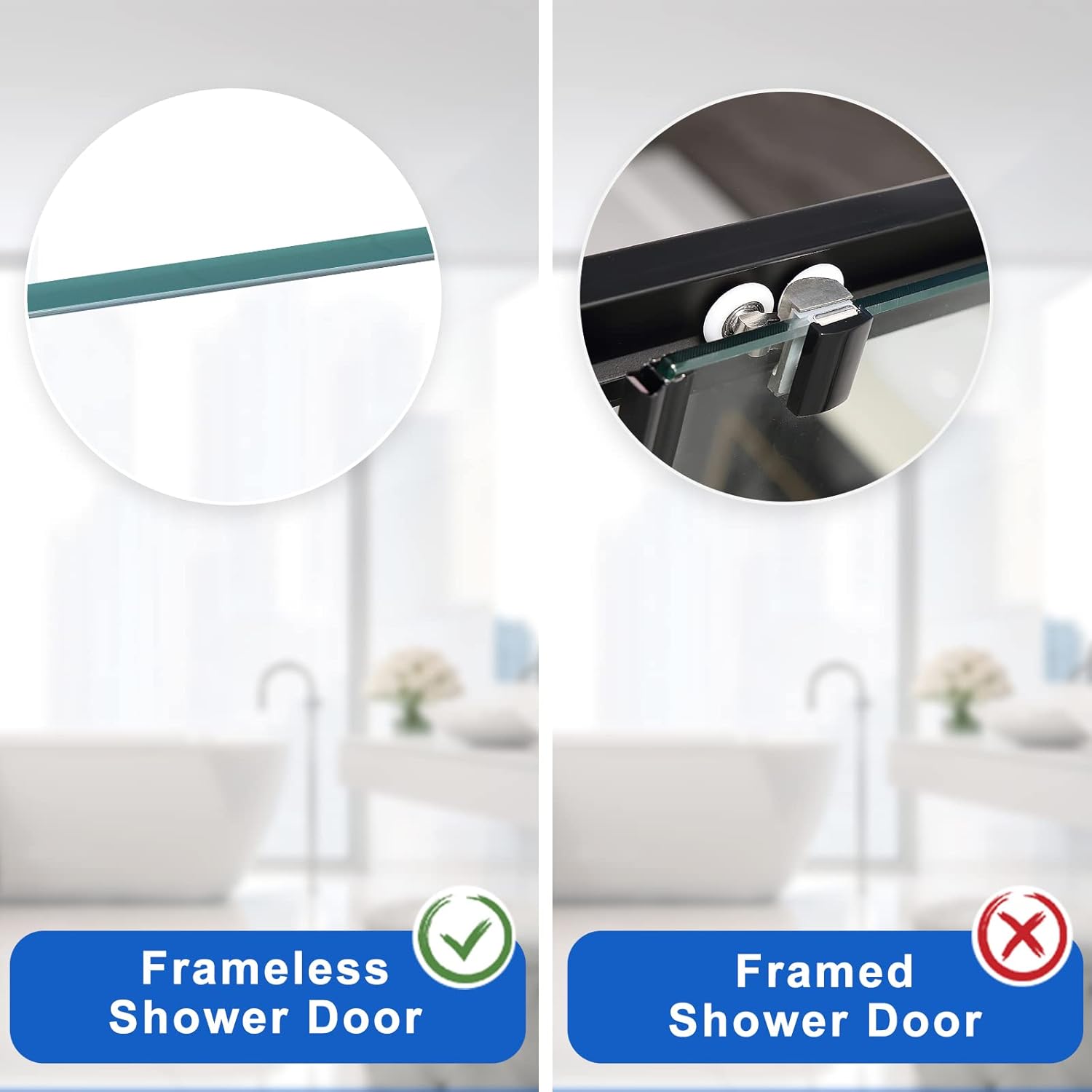 Shower Door Hooks 10 in, Shower Hooks for Towels, Heavy Duty Drilling-Free - Image 5