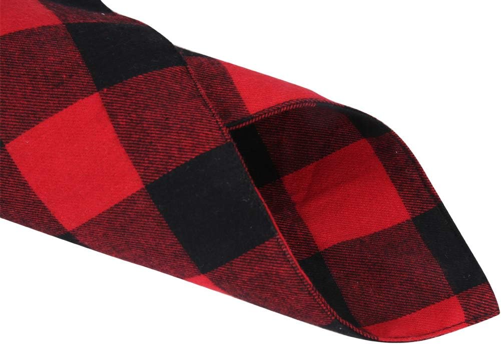 3 Pack Dog Bandana Plaid Reversible Triangle Bibs Scarf Accessories for Dogs - Image 5
