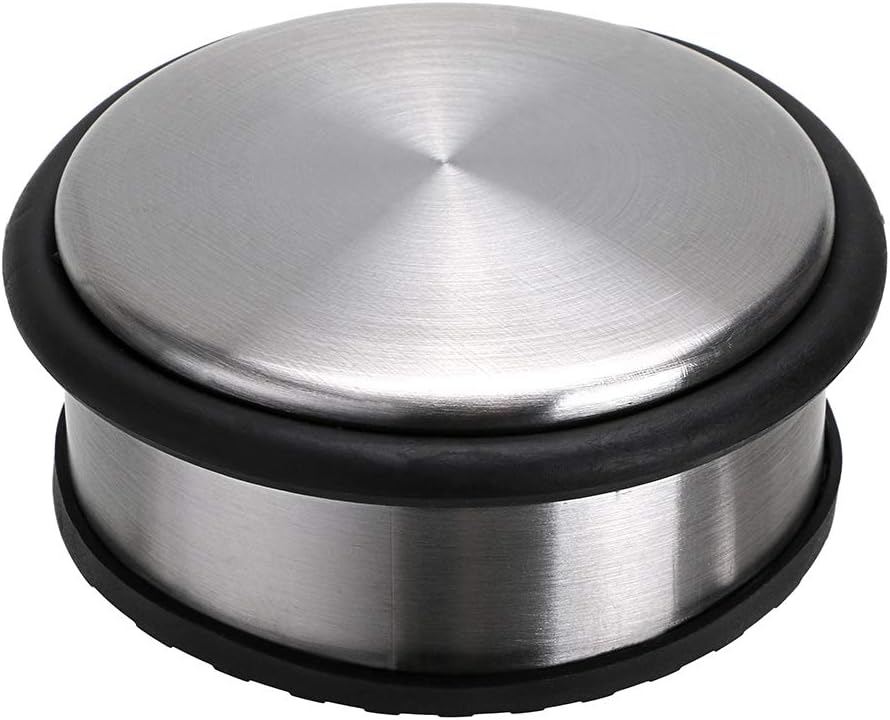 Heavy Duty Floor Door Stopper No Drill, Durability Stainless Steel Door Stops