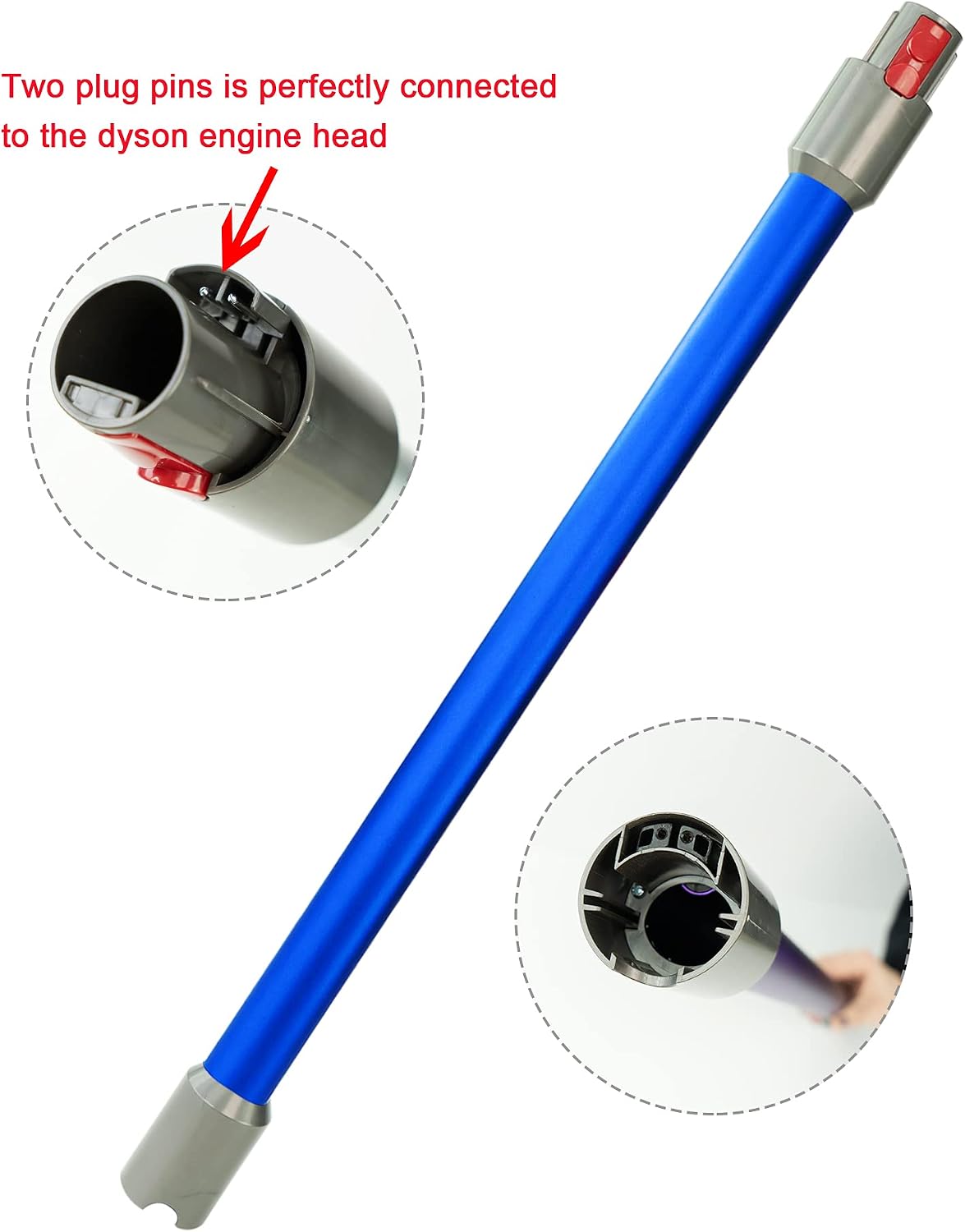 Extension Tube Wand Compatible with V7 V8 V10 V11, Replacement Spray Paint - Image 2