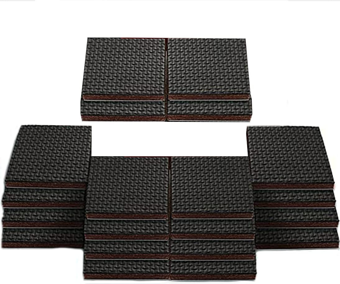 Non Slip Furniture Pads 20 PCS - 2" Premium Furniture Mat- Rubber Pads Furniture
