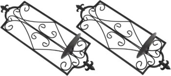 2pcs Wall Sconce Candle Holder, Elegant Wall Decoration, Reliable and Strong