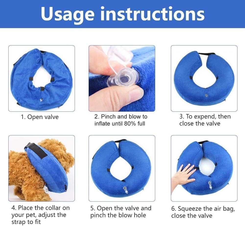 Soft Dog Cone Collar for Large Medium Small Dogs and Cats After Surgery - Image 5
