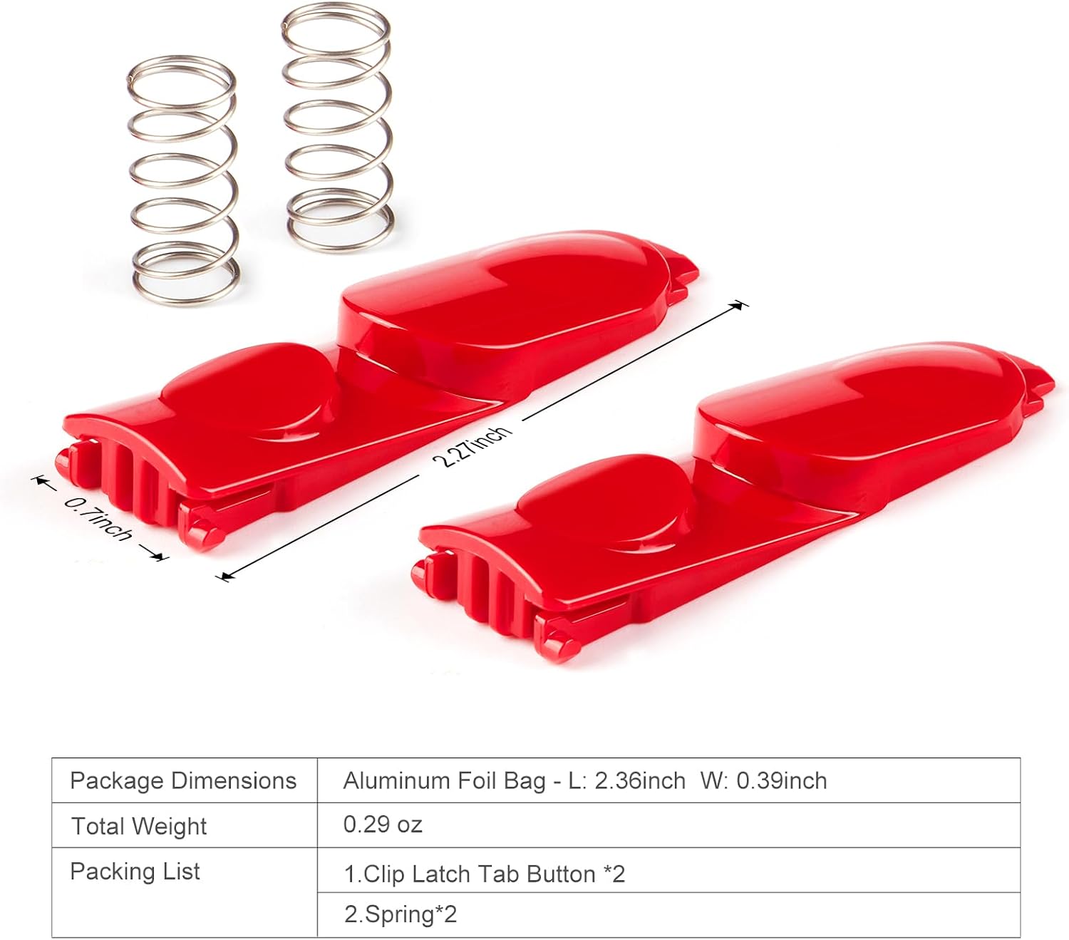 2 Pack Cleaner Head Clip Latch Tab Button Replacement for Dyson V7 V8 V10 V11 - Image 6