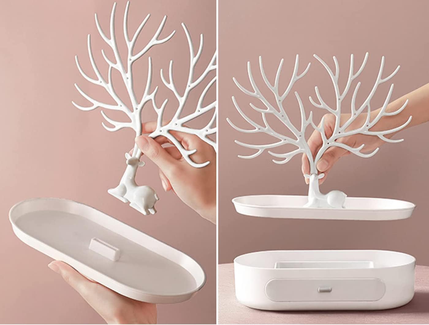 Antler Jewellery Stand, Deer Horn Tree Stand, Necklace Storage Display Rack - Image 4