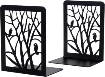 Book Ends, Book Ends for Shelves, Decorative Bookends for Heavy Books