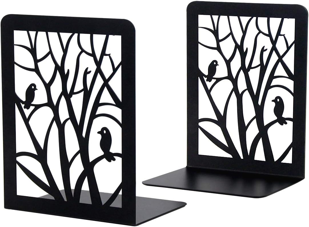 Book Ends, Book Ends for Shelves, Decorative Bookends for Heavy Books