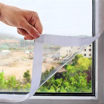 Window Insulation Kit (120X160cm) for Winter Keep Cold Out, Cuttable Transparent