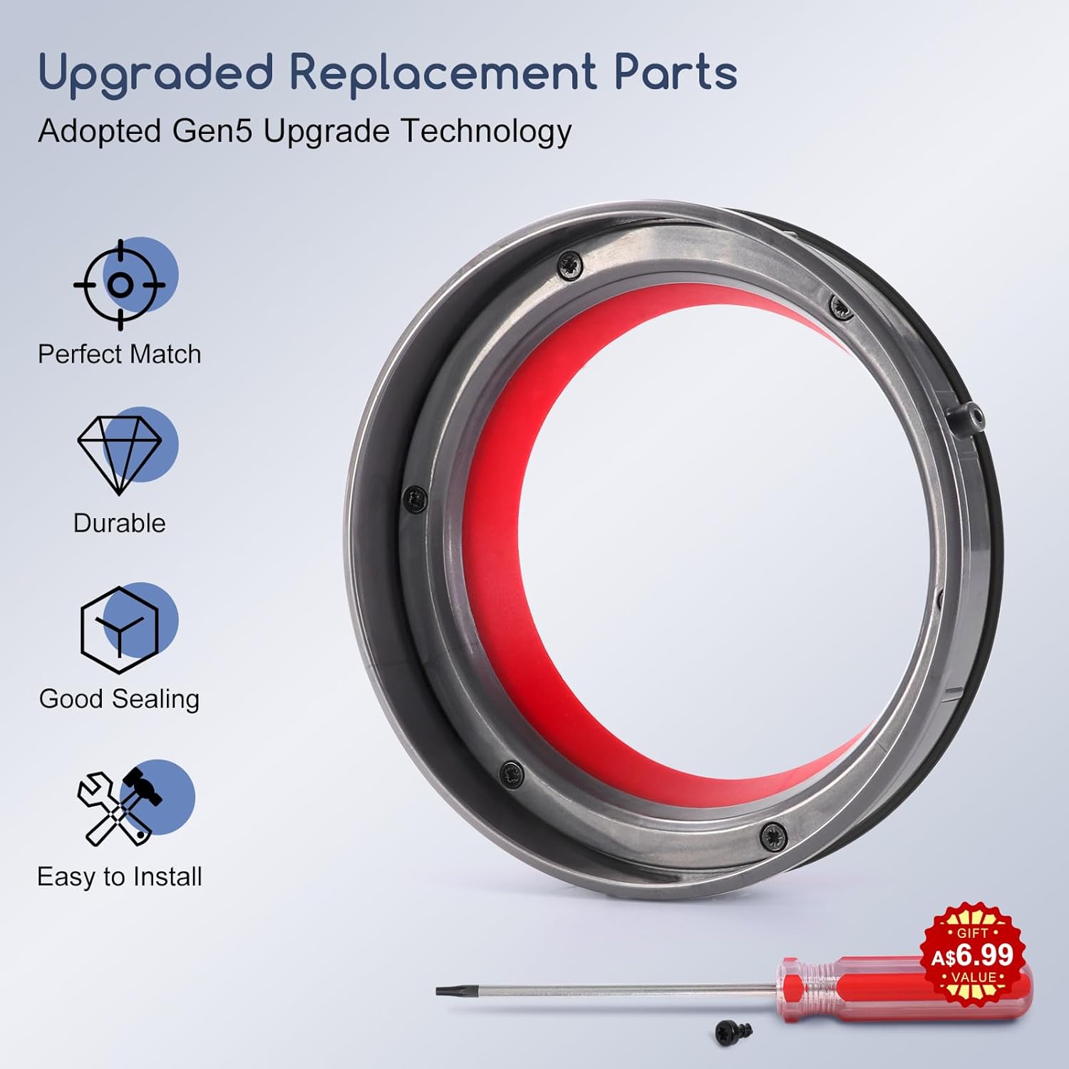 Upgraded Bin Sealing Ring Compatible with Dyson V11 V15 Gen5 SV14 SV15 SV22 - Image 2