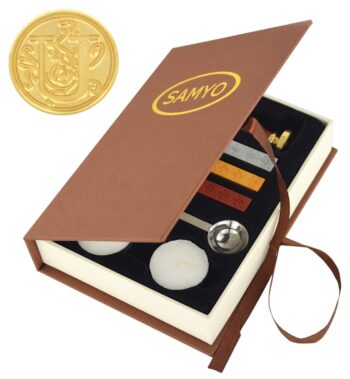 Stamp Seal Sealing Wax Vintage Classic Old-Fashioned Antique Alphabet Initial