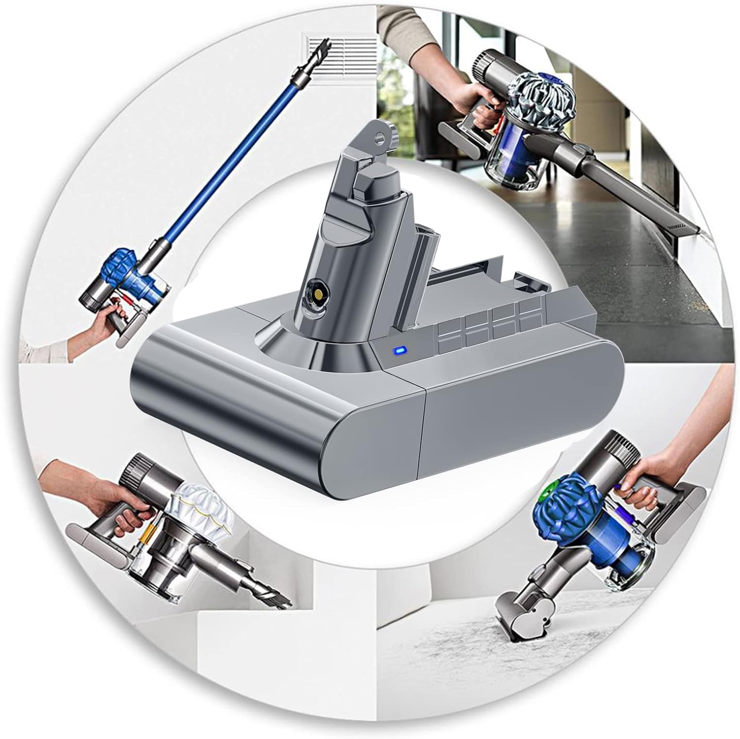 21.6V 4.6Ah for Dyson V6 Lithium Handheld Vacuum Cleaner Battery Replacement - Image 6