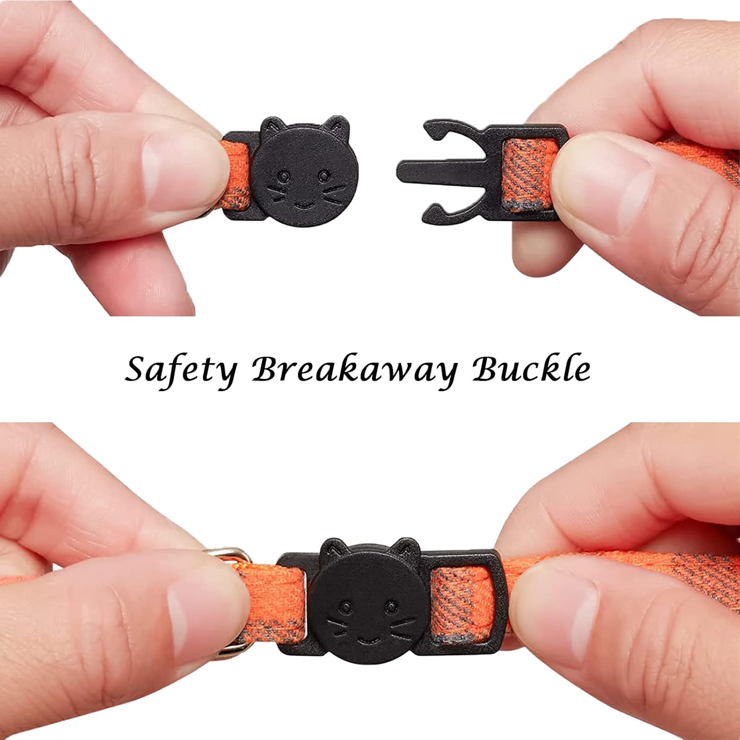 Cat Collar,6PCS Kitten Collar,Cat Collars for Girl Cats,Breakaway Cat Collars - Image 5