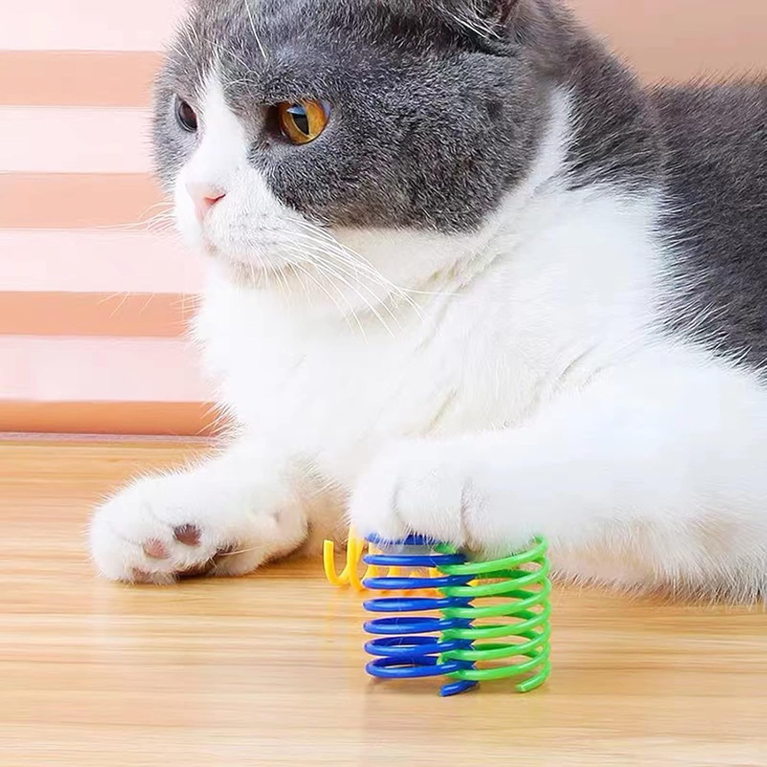 Cat Spring Toy (100 Pack), Interactive Cat Toy for Indoor Cats, Lightweight - Image 5