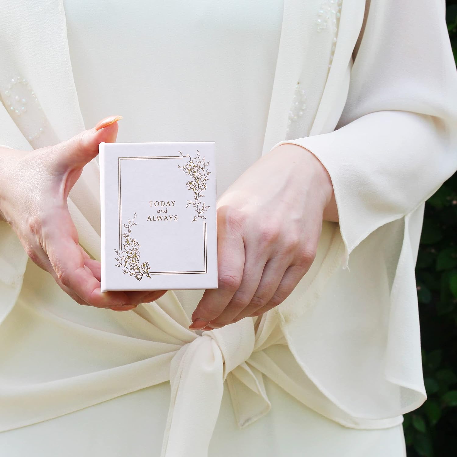 Wedding Ring Book Box, One Size, White - Image 5
