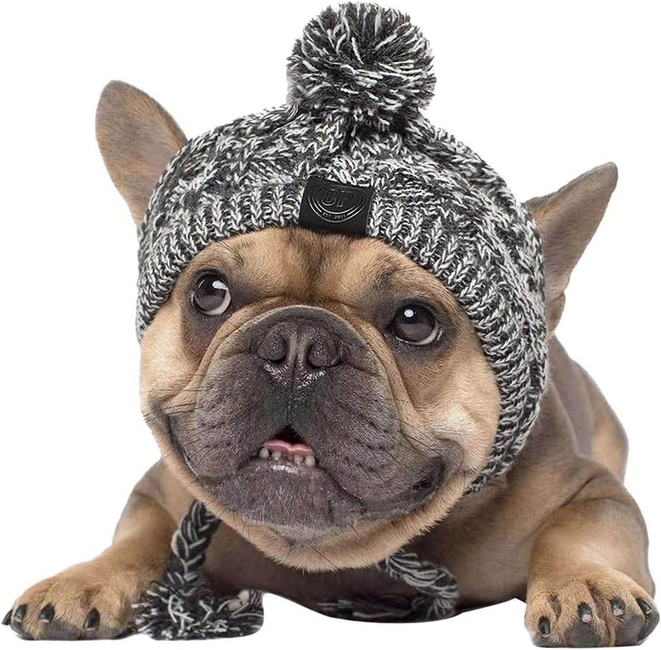 Winter Soft Dog Hats, Warm Pet Dog Knitted Hat, Windproof Knitting French