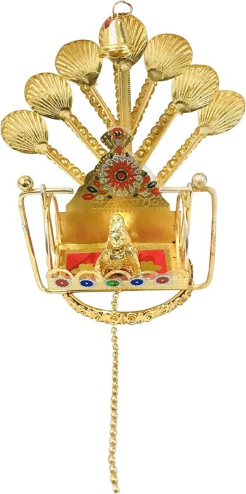 Ladoo Gopal Jhula or Sheshnag Bal Gopal Lord Krishna jhula Swing for Home Temple