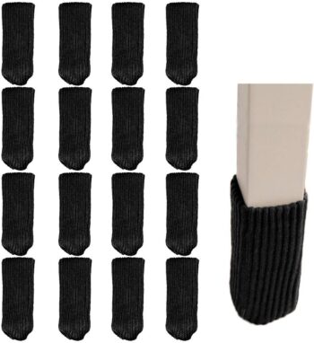 16pcs Furniture Leg Socks, Protectors Knitted Chair Leg Cover Moving Easily