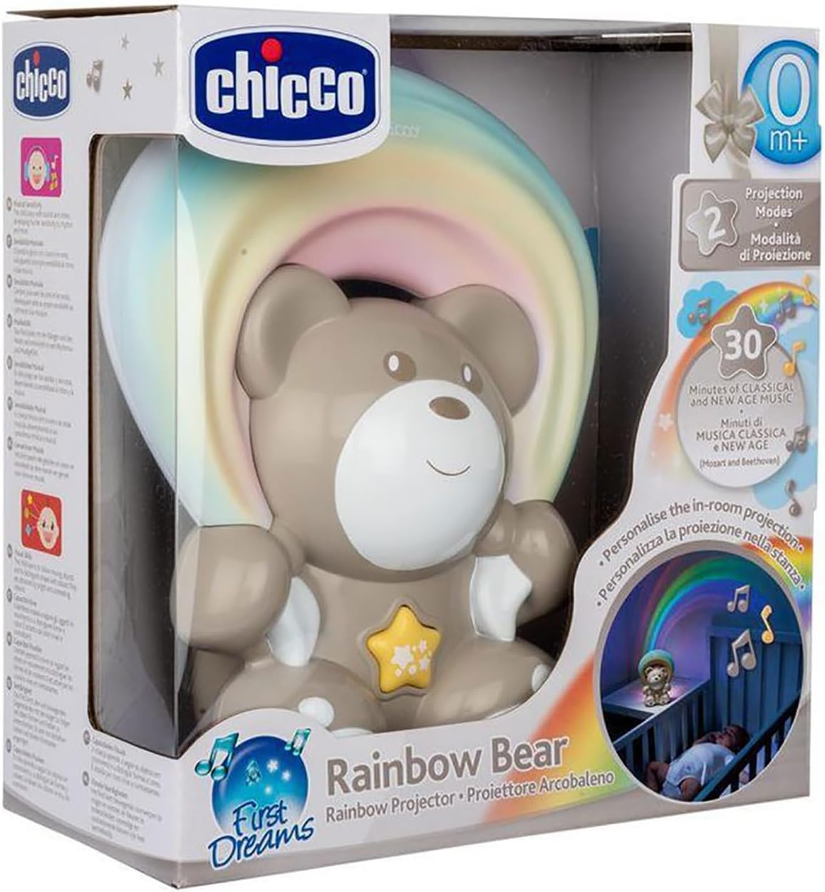 Rainbow Bear Nightlight, Neural - Image 3