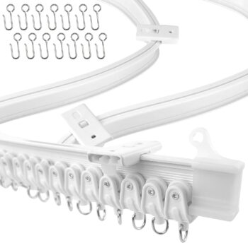 Ceiling Curtain Track - Ceiling Track Ceiling Mount for Curtain Rail with Track