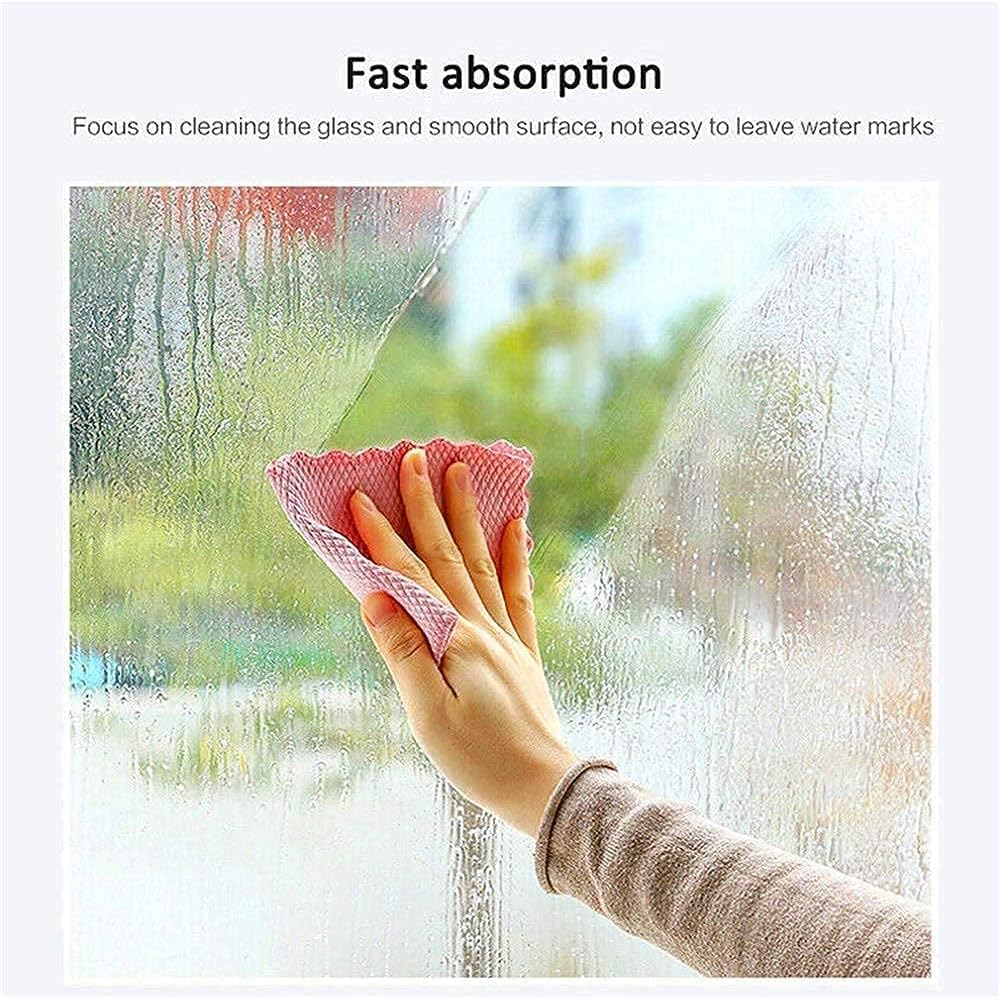 10PCS Fish Scale Microfiber Polishing Cleaning Cloth,Nanoscale Glasses Cleaning - Image 6