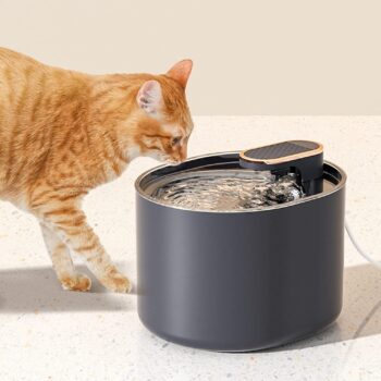 Cat Water Fountain, Pet Fountain Dog Water Dispenser 3L, Easy to Clean